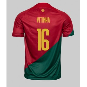 Maillot de foot le Portugal Vitinha #16 Domicile Monde 2022 Manches Courte